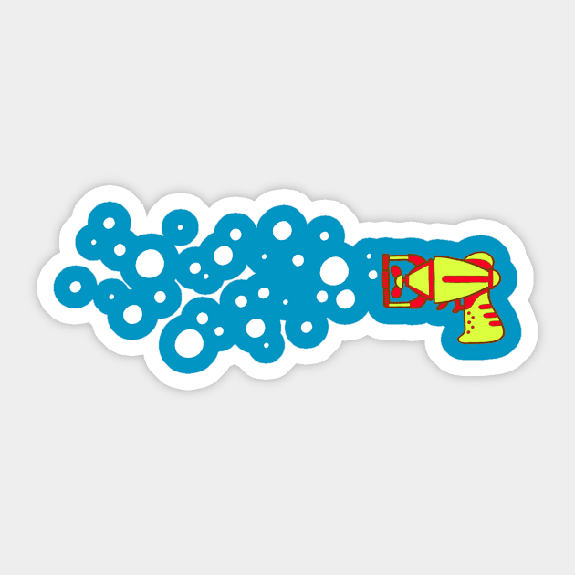 Bubblegun Sticker by evannave